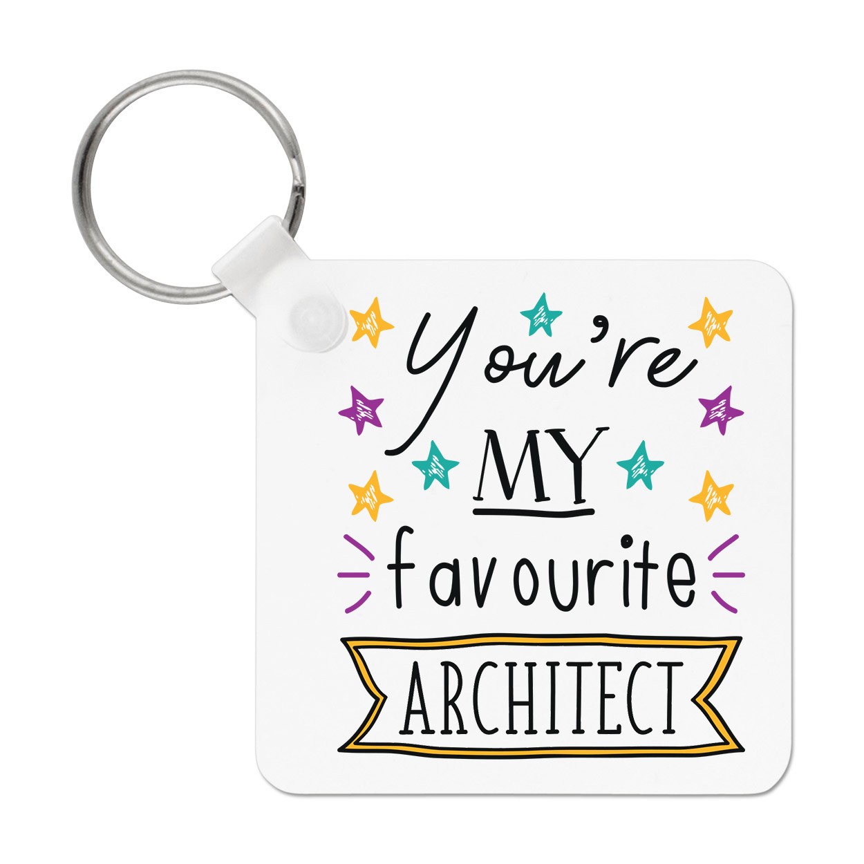 You're My Favourite Architect Keyring Key Chain - Funny