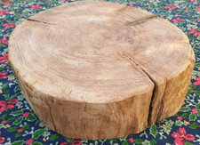 Log slice centerpiece natural wooden slab rustic table cake decor cake stand