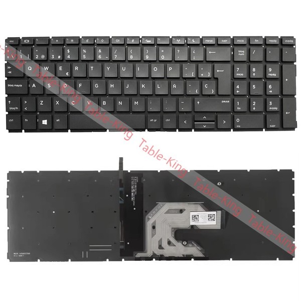 Spanisch Mit Backlit Tastatur FüR HP Probook 450 G6/450 G7/455R G6 G7/455 G6 G7-image