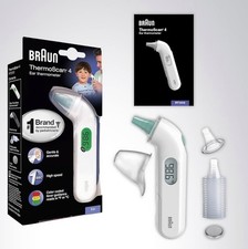 Braun IRT3515 ThermoScan 4  Digital Ear Thermometer  Color Coded Guide  NEW