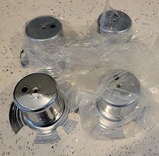 Spinner Tower Centers 4 Chrome Push Thru Derby 13 890013c Universal 4 Lug