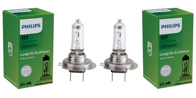2x PHILIPS LongLife EcoVision H7 12V/55W für MERCEDES GL-KLASSE X164 X166