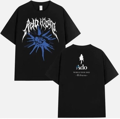 Ado Hibana World Tour 2025 Reprint T-Shirt Two Sided Graphic Co