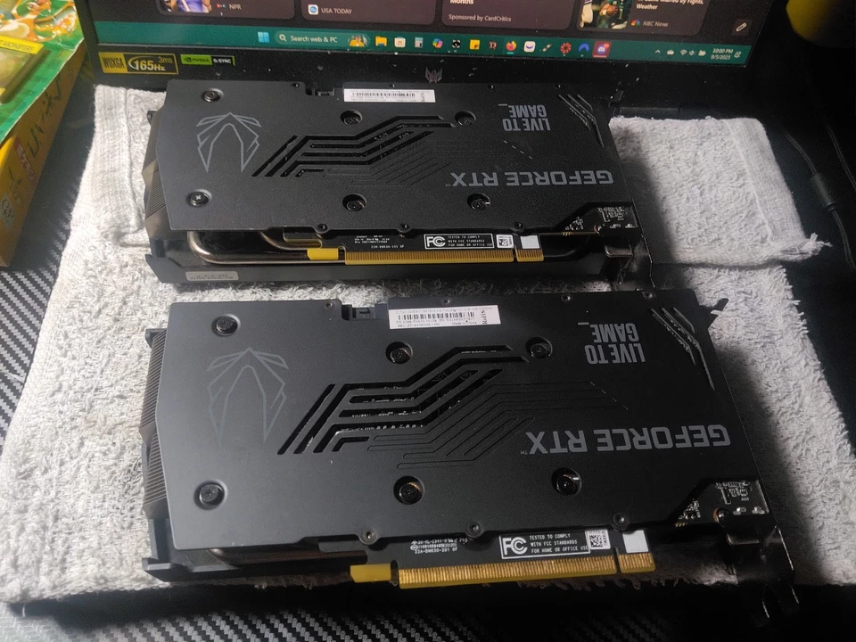 Two ZOTAC Twin Edge OC GeForce RTX 3060 12GB-Graphics Card-Fully Functional.Used - Image 4 of 4