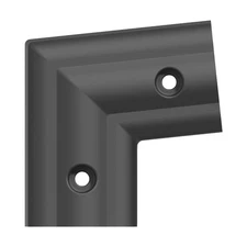 B&B Molders RV Top Rear Corner Cap, Black