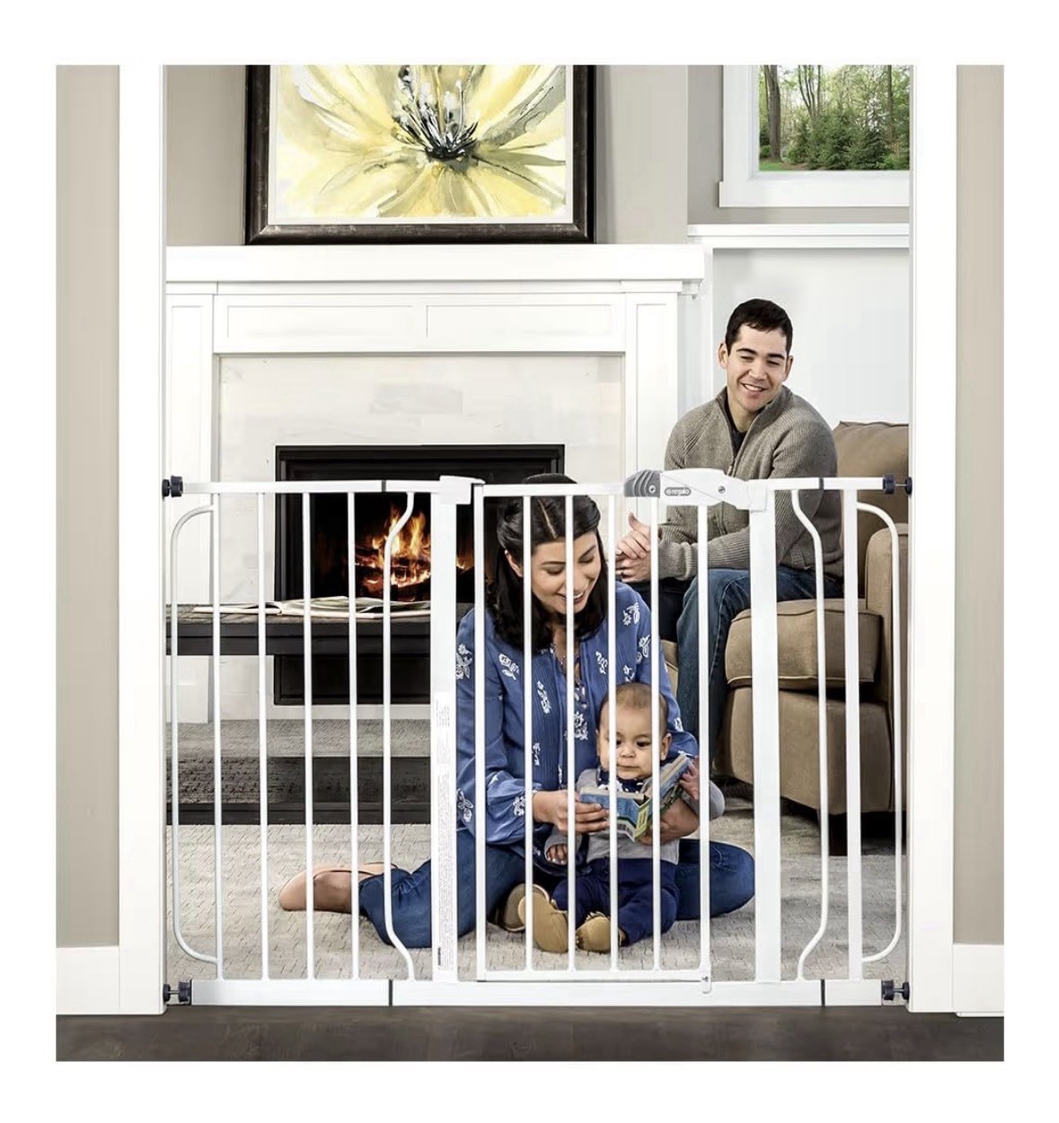 Extra Wide Baby Gate for Doorways and Stairs
