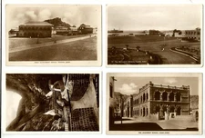 Aden Yemen 4 vintage old post cards, The Residency School Camp, Up the Tanks, Th