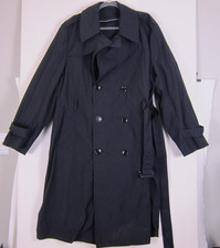 DSCP Garrison Trench Coat Men's 44R Grau 8405-01-308-8705 Military Black