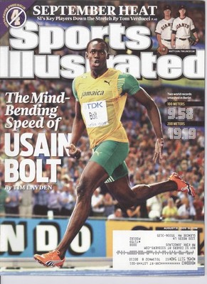 2009 Sports Illustrated: Usain Bolt - Mind-Bending Speed/Matt Cain, Tim Lincecum
