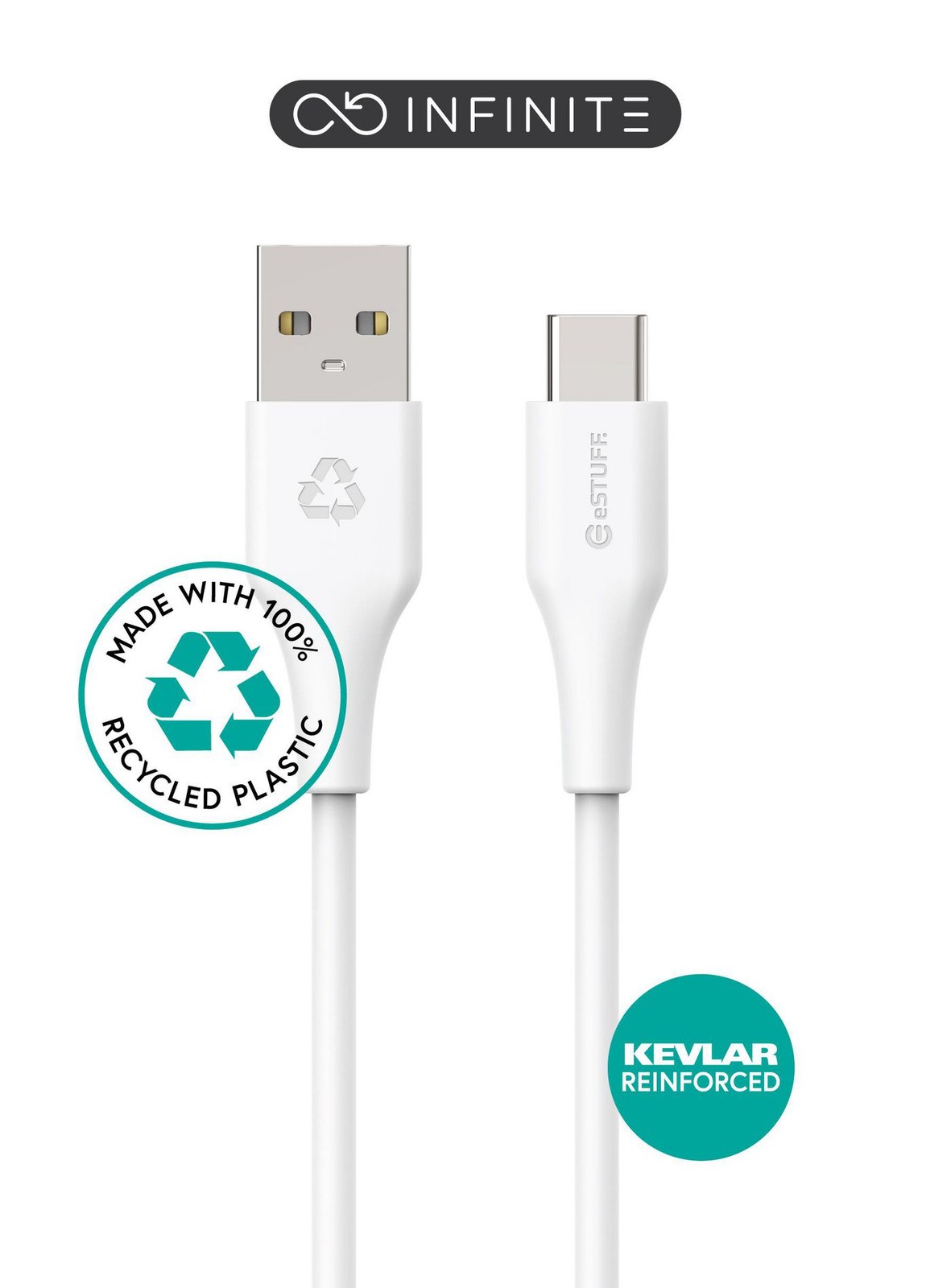 eSTUFF ES605270 INFINITE USB-C to USB-A Cable