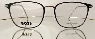 Originale BOSS BOSS 1431 RZZ Eyeglasses BLACK RUTHENIUM New Metal 54-18-145