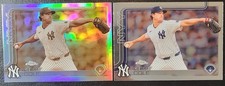 GERRIT COLE 2025 Topps Chrome SEPIA REFRACTOR #110 & Free Base NEW YORK YANKEES