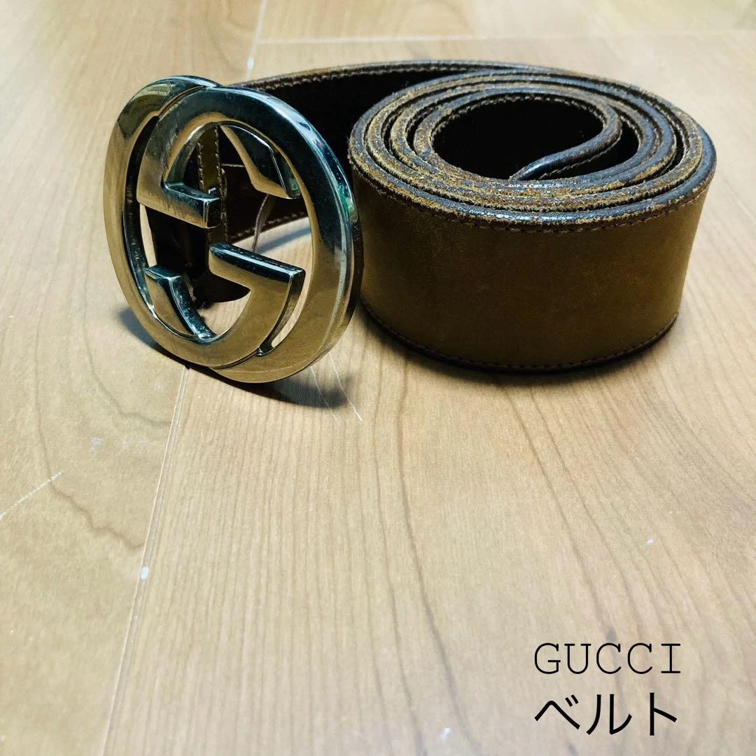 Ceinture GUCCI 3 marron 114876 479610 85 34