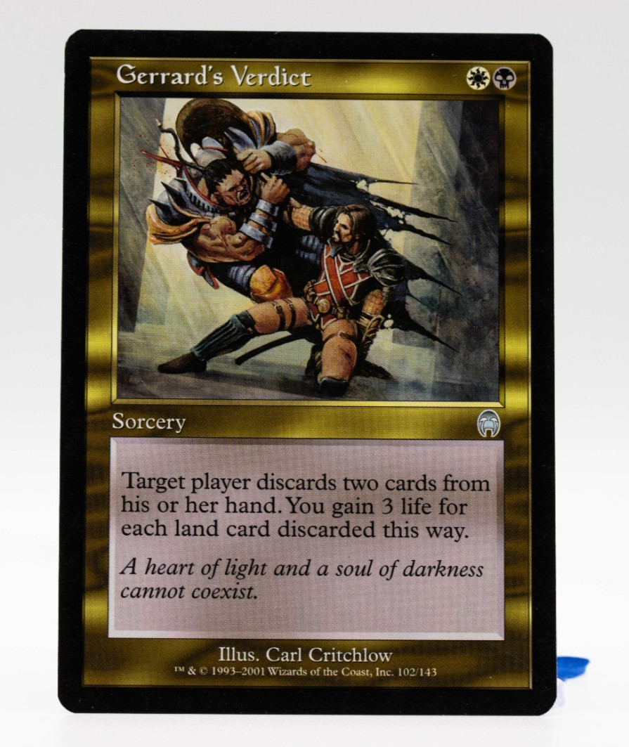 Gerrard’s Verdict Apocalypse #102 Sorcery MTG Near Mint