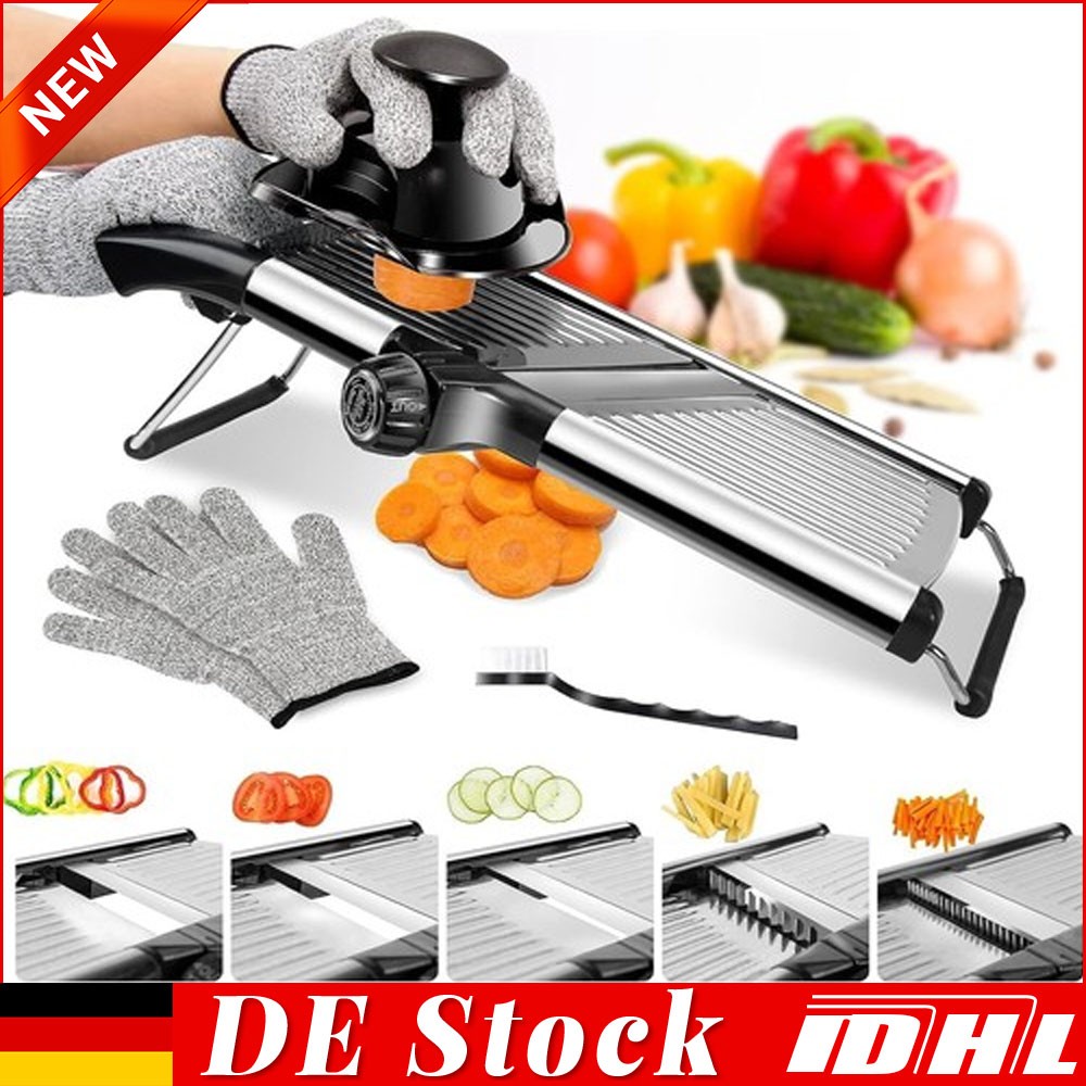 Gemüseschneider Zerkleinerer Slicer Dicer Multischneider Gemüsehobel Küchenreibe