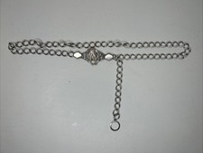 Vintage 1970s Silver Cat Metal Belt, Waist Belt