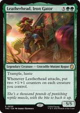 x1 Leatherhead, Iron Gator R MTG Commander: Teenage Mutant Ninja Turtles M/NM, E