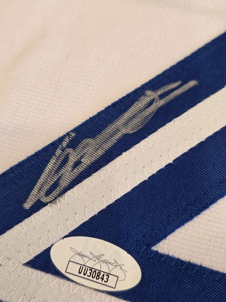 Vladimir Guerrero Jr. Autographed/Signed Jersey JSA COA White Custom Jersey  - Image 2 of 4