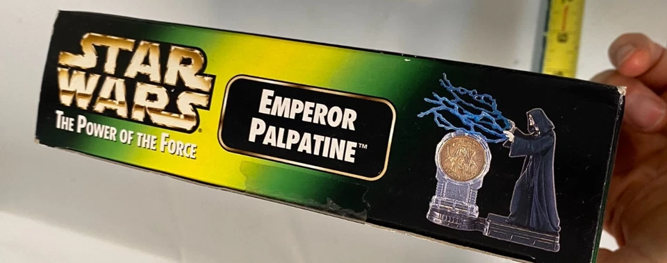 Poder de la Fuerza Emperador Palpatine con moneda - nuevo en caja Kenner 1998 Foto 4 de 4
