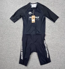 WYN Republic Triathlon Suit Mens Large Blue Threshold Racing Hi Velocity NEW