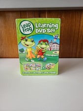 NIB, Leap Frog Learning 3 DVDs  flash Cards Ages 2-6