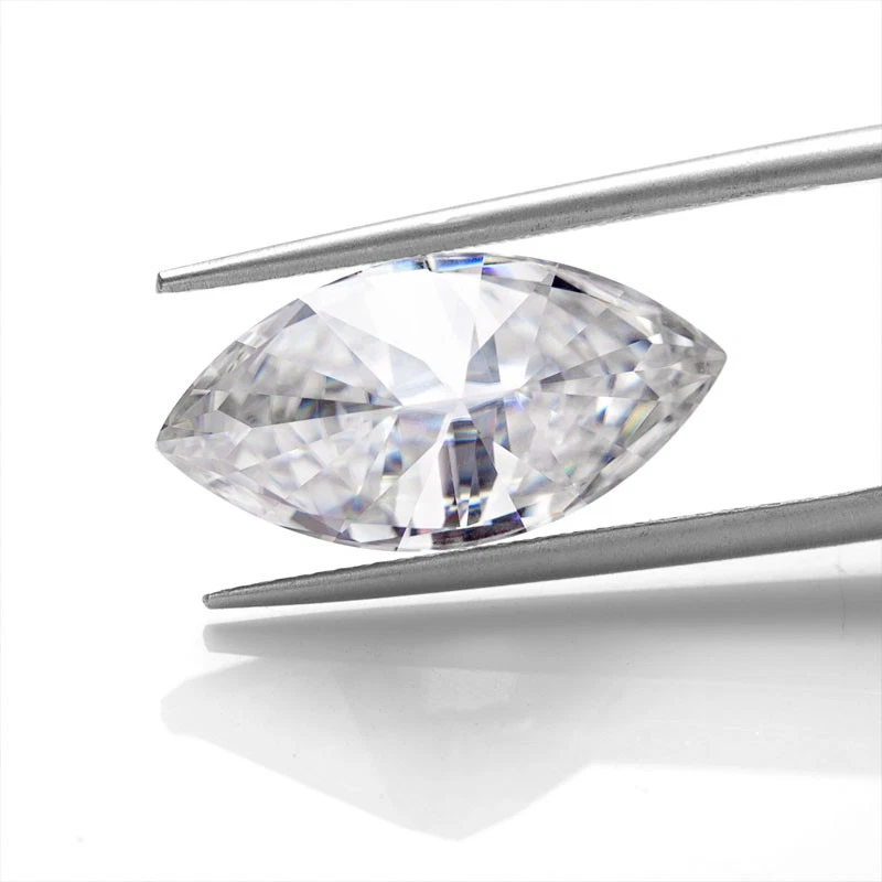 D 色马奎斯切割莫桑石散装 0.3-4 克拉 VVS1 GRA 认证 — 第 2/4 张图片