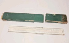 Vintage Faber Castell Slide Rule Castell-Elektro 1/98 with Original Case 1950s