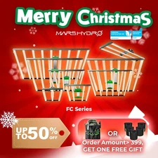 2025 Mars Hydro FC 1500 3000 4000 1000W LED Grow Light APP Control for Grow Tent