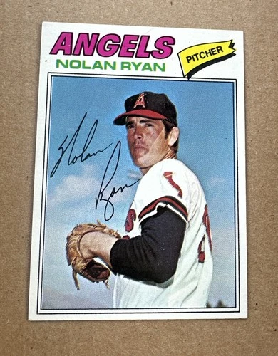 1977 Topps Nolan Ryan #650 Angels Vintage Baseball Card HOF