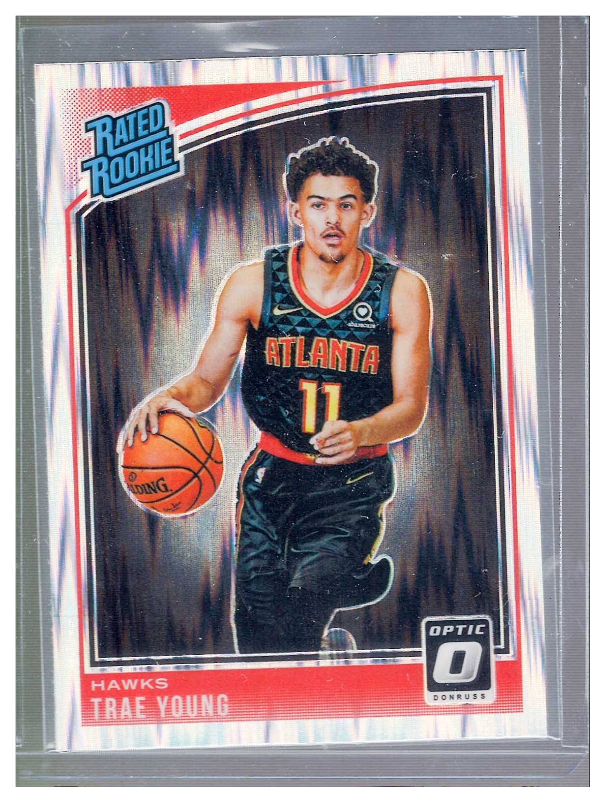 Trae Young 2018 Optic #198 Shock Price Guide - Sports Card Investor