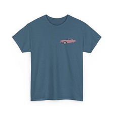 1958 Ford Thunderbird Cameo Rose 2-sided Print T-shirt