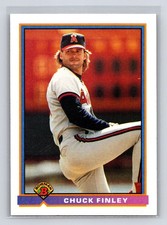 1991 Bowman #196 Chuck Finley California Angels Baseball Card