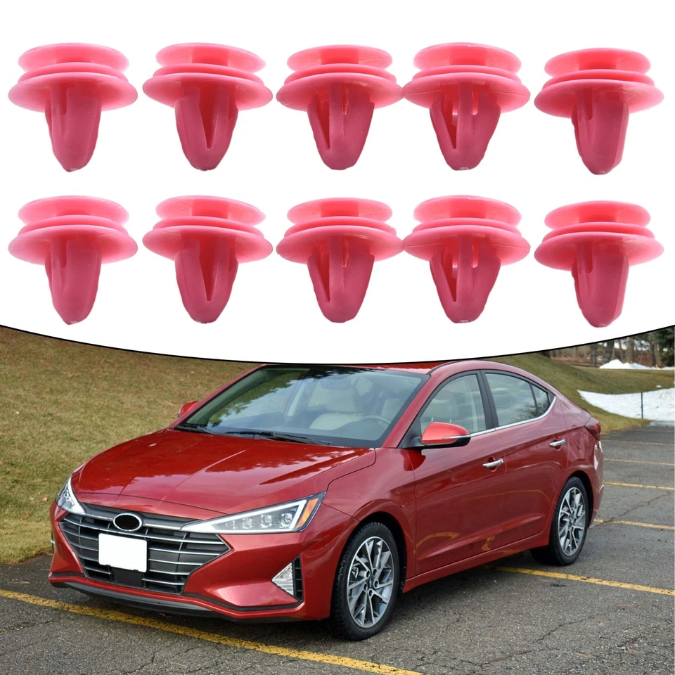 10x Trim Panel Clip Stem Diameter 10mm Stem Length 12mm Easy To Install - Image 3 of 4