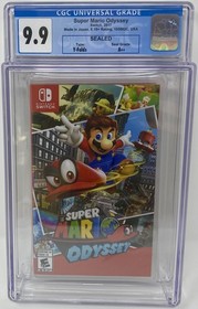 CGC Graded Super Mario Odyssey NEW Switch (1021573003, 9.9 A++)
