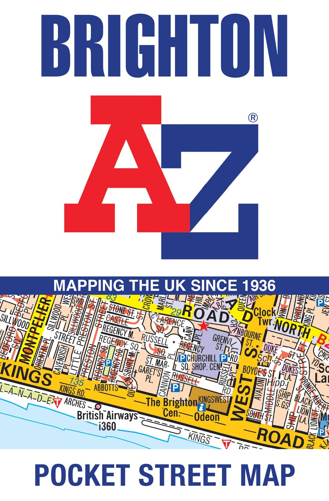 Brighton A-Z Pocket Street Map, Non-Fiction, Map, A-Z Maps - Image 2