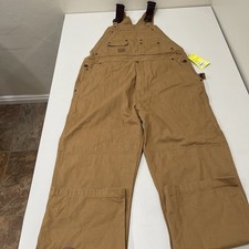 Brazos Men's Workwear Non Insulated Overall Duck Brown Medium