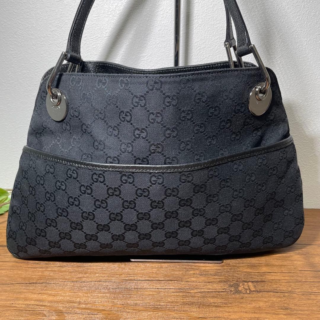 Authentic Condition GUCCI GG Eclipse Tote Bag Can… - image 4
