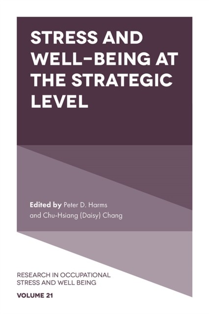 Stress and Well-Being at the Strategic Level by Peter D. Harms HARDBACK