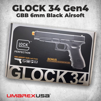 Umarex Glock 34 Gen 4 6mm Green Gas Blowback Airsoft Pistol