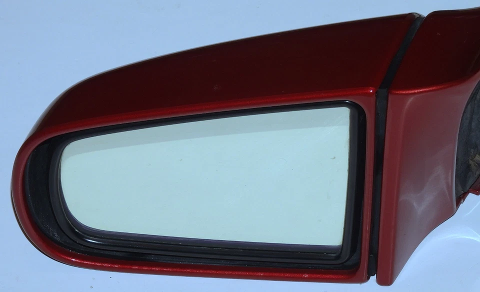 1992-97 Cadillac Eldorado OEM Power Heated Mirror LH - GARNET RED METALIC - Image 2 of 4