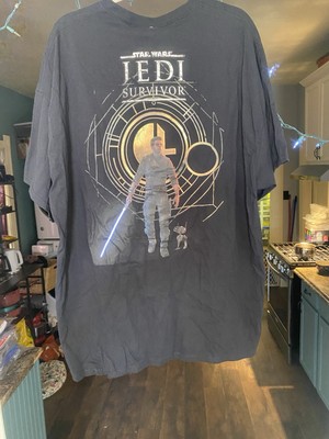 Rare Authentic Jedi Survivor Men s XXLarge T-Shirt (new) Tight Fit I d Say Xl