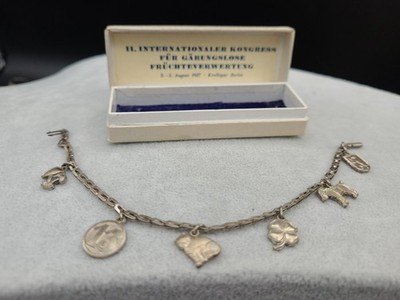VINTAGE Silver Bracelet 2.-5. August 1937 Krolloper Berlin In ORIGINAL BOX 
