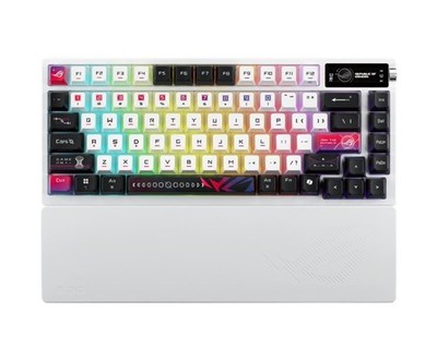 4711387897355 Keyboard ROG Azoth X M704 BT/RF/USB-C/Aura/Black-White ASUS