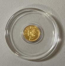 24k Pure Gold American Liberty Coin .9999 Fine Gold Round