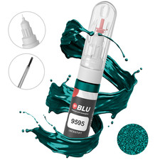 Lackstift für SKODA 9595 grün smaragdgrün autolack reparatur 2in1 20ml BLU