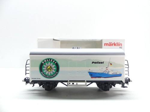 Märklin H0 SoMo Güterwagen "Polizei Baden-Württemberg", AC, TOP in OVP #67235 | Zustand: Gebraucht
