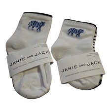 Janie and Jack Baby Socks Tiger Stripe 4 Pack NWT 3-6M 6-12M
