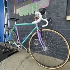 CLEAN Vintage KHS Triathlete Pro Road Bike 1987 Tange CRMO 700c Shimano 600 53cm