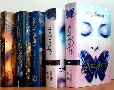 BUCHPAKET+FANTASY+5 BÜCHER+NINA BLAZON+JENNIFER BELL+HC+BUNDLE