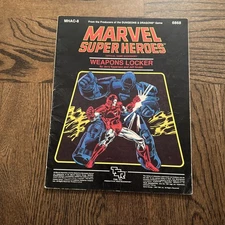 Marvel Super Heroes - Weapons Locker - TSR RPG Game Accessory Book Only
